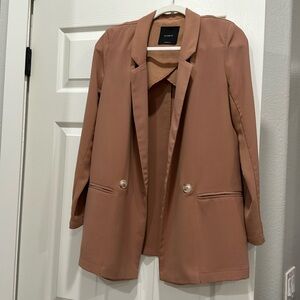 Work wear blazer nude / brown